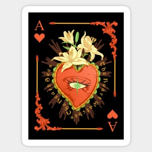 Aced Heart Sticker